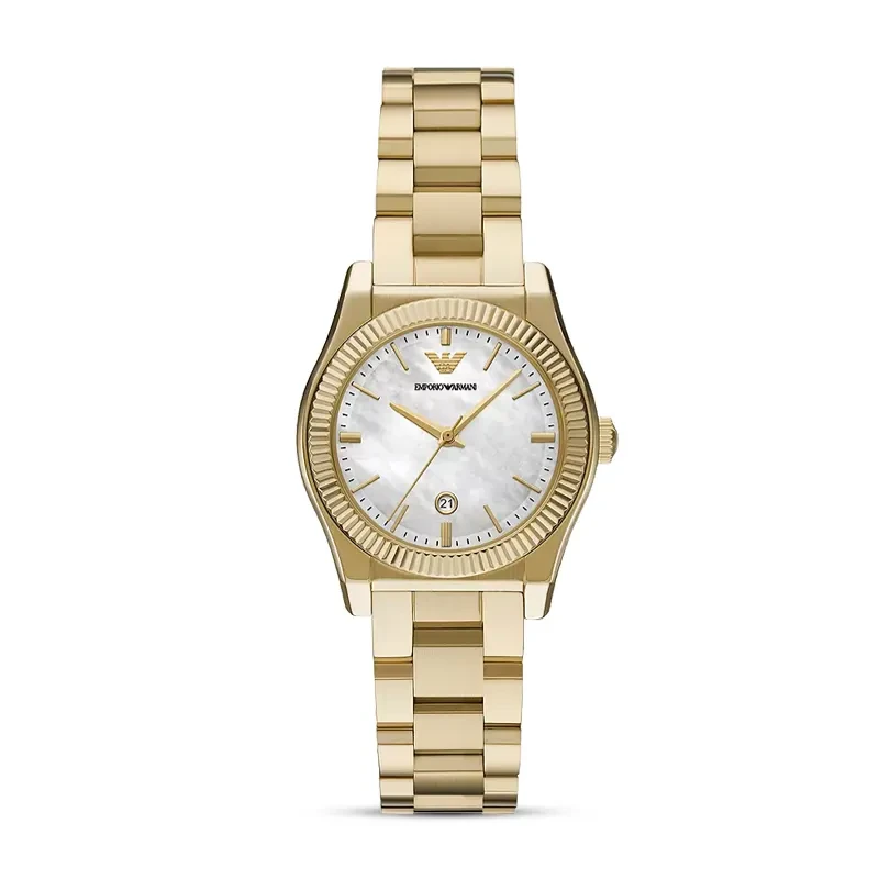Emporio Armani Federica White MOP Dial Ladies Watch | AR11657