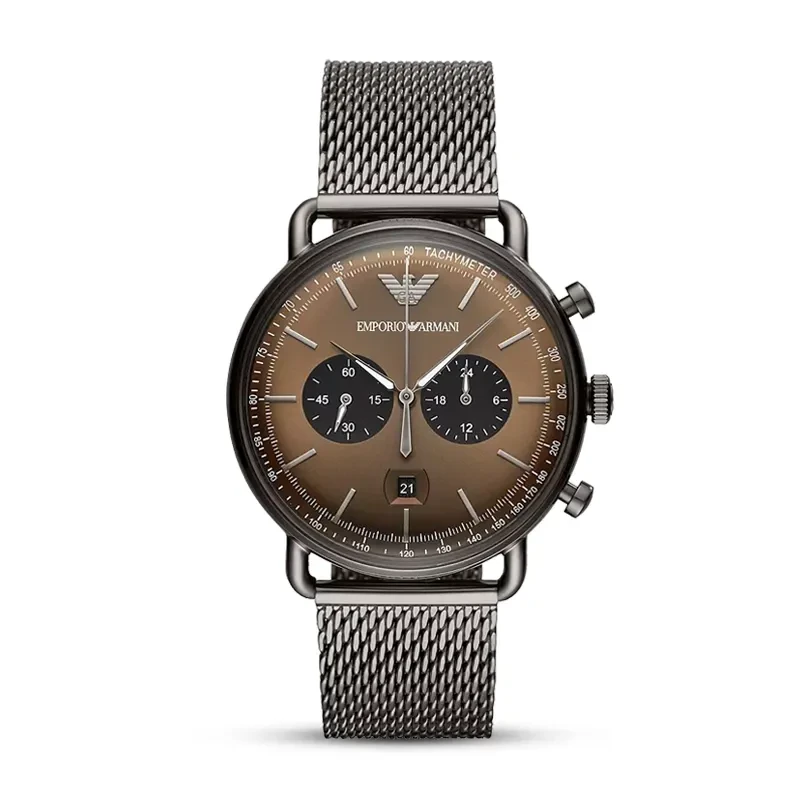 Emporio Armani Aviator Chronograph Brown Dial Men's Watch | AR11141