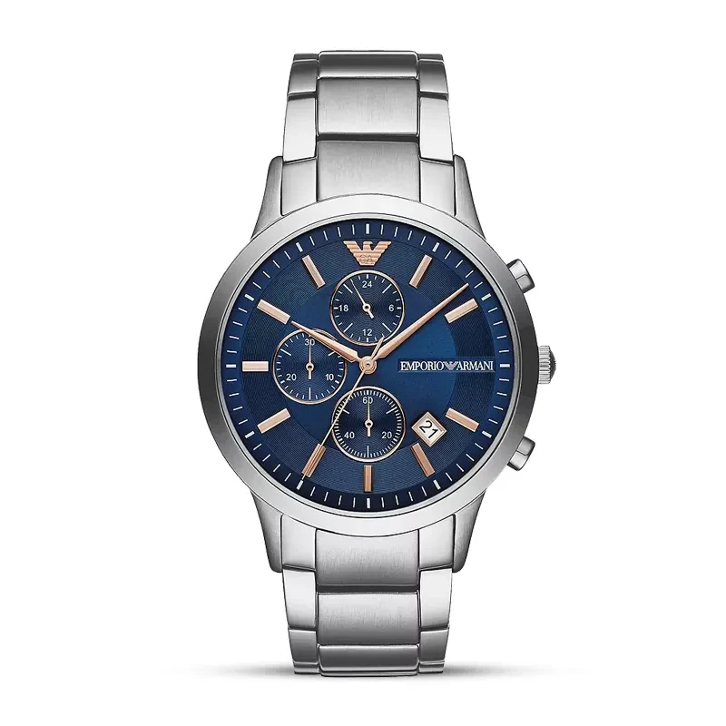 Emporio Armani Renato Chronograph Blue Dial Men's Watch | AR11458