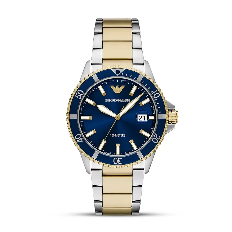 Emporio Armani World Explorer Blue Dial Men's Watch | AR11682