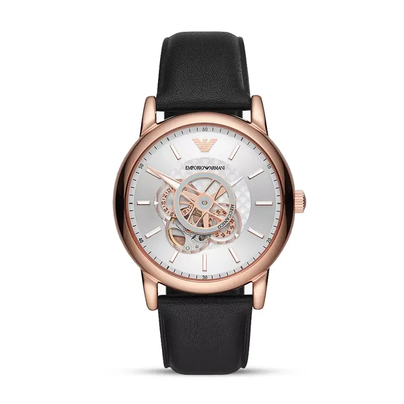 Emporio Armani Luigi Automatic Silver Dial Men's Watch | AR60013