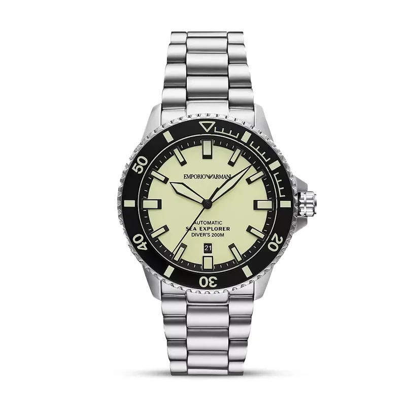 Emporio Armani Sea Explorer Automatic Super-LumiNova® Dial Men's Watch | AR60083