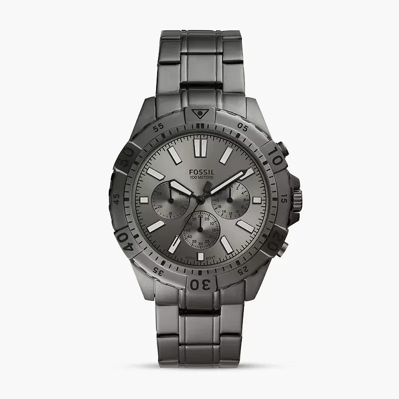 Fossil Garrett Chronograph Smoke Dial Men's Watch | FS5621