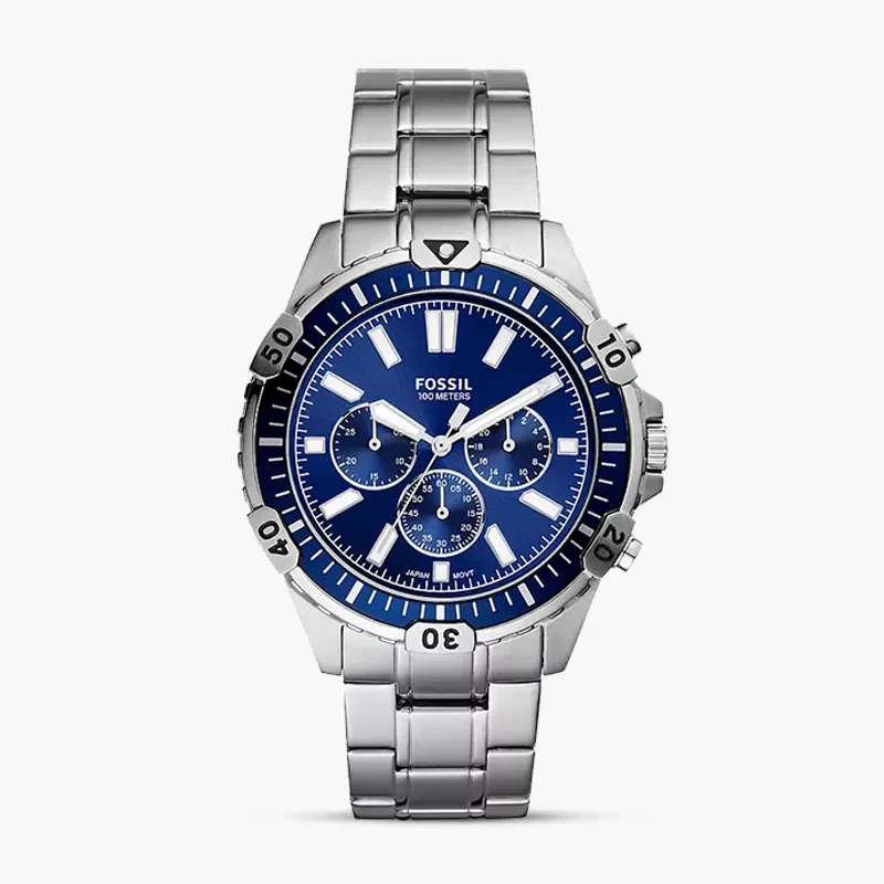 Fossil Garrett Chronograph Blue Dial Men's Watch | FS5623