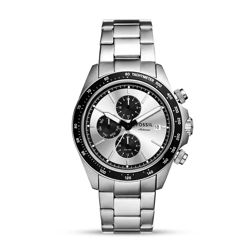 Fossil Autocross Multifunction Silver Dial Men’s Watch | BQ2873