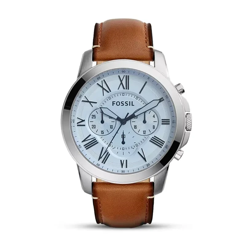 Fossil Grant Chronograph Ice Blue Dial Men's Watch | FS5184