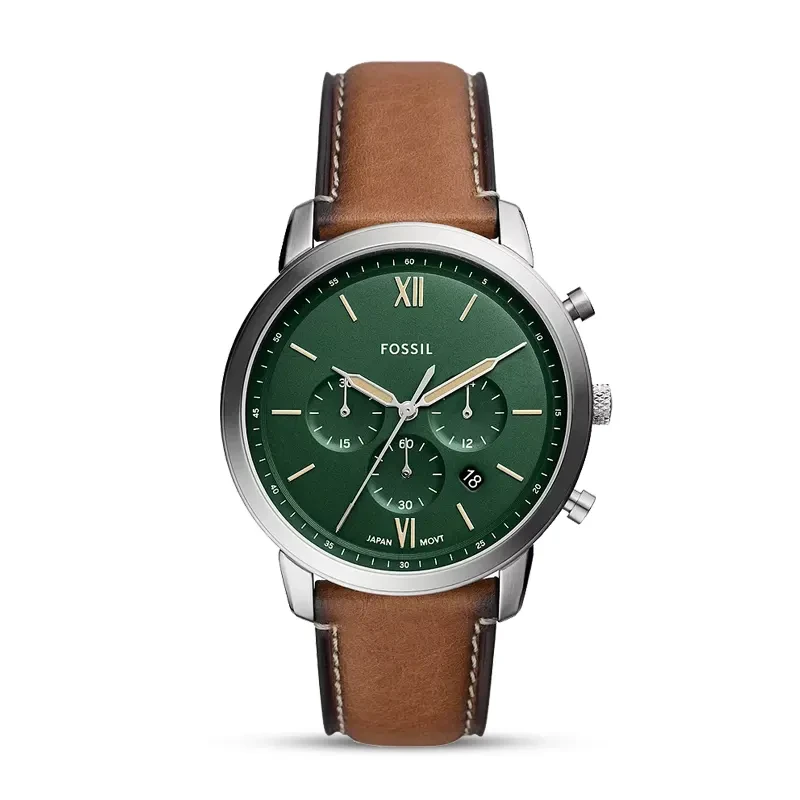 Fossil Neutra Chronograph Green Dial Men's Watch | FS5963