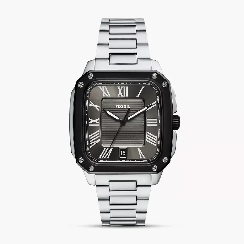Fossil Crosby Modern Classic Grey Dial Men's Watch | FS6122