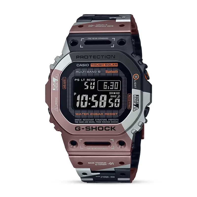 Casio G-Shock Titanium Virtual Armor Solar Tough Bluetooth® Men's Watch | GMW-B5000TVB-1