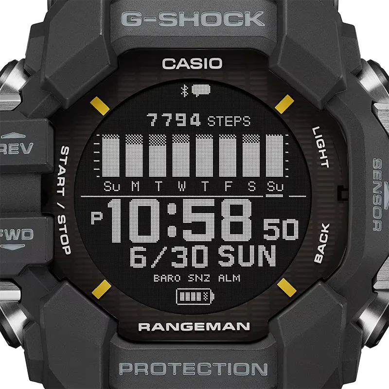 Casio G-Shock Rangeman GPR-H1000-1 GPS Solar Powered Bluetooth Men's Watch