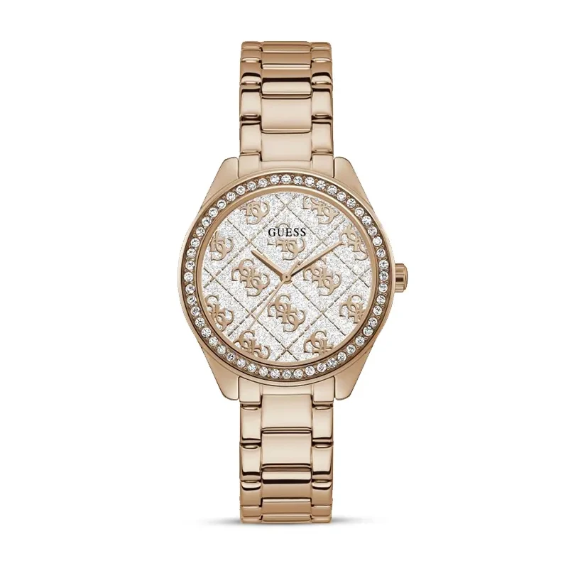 Guess Sugar Crystal White Dial Ladies Watch | GW0001L3