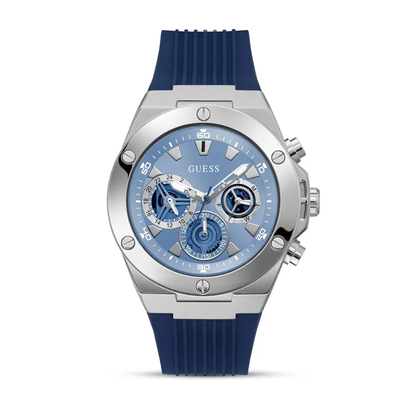 Guess Multifunction Light Blue Dial Men’s Watch | GW0417G1