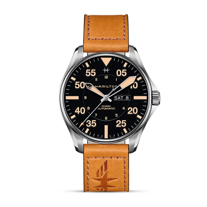 Hamilton Khaki Aviation Pilot Day Date Automatic Men's Watch | H64725531