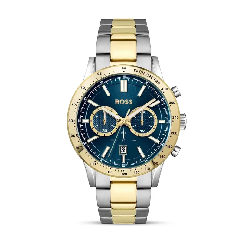 Hugo Boss Allure Chronograph Blue Dial Two-tone Men's Watch | 1514163