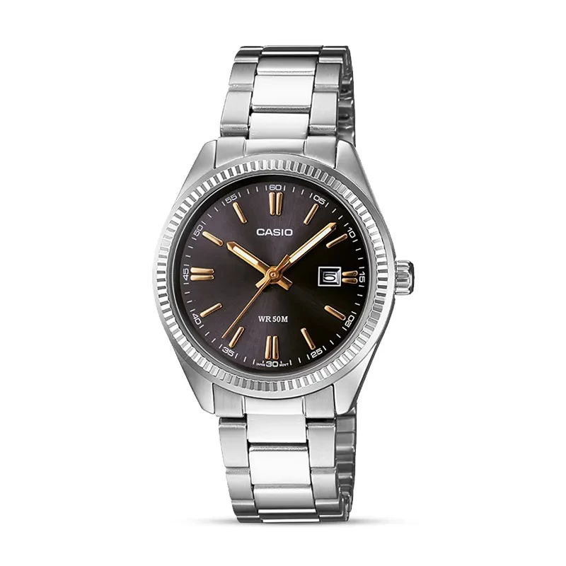 Casio LTP-1302D-1A2 Black Dial Ladies Watch