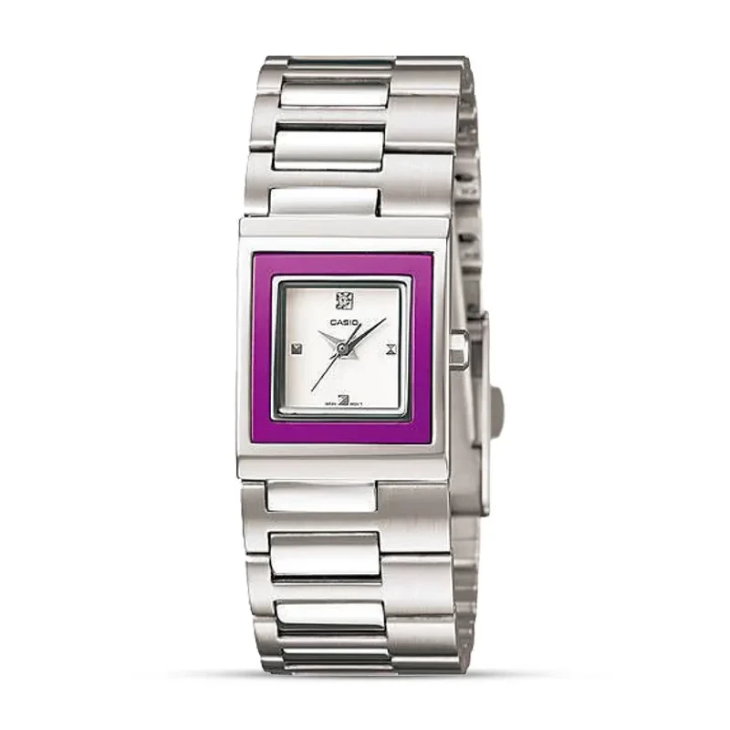 Casio LTP-1317D-6CDF White Dial Ladies Watch