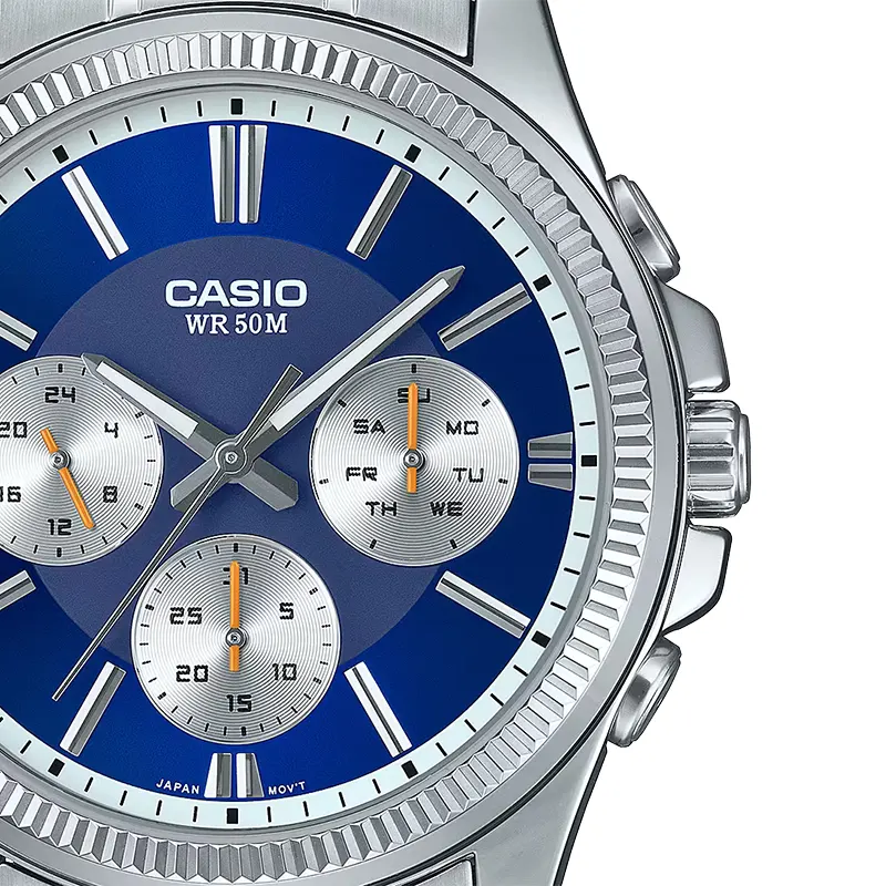 Casio Enticer Blue Dial Men's Watch | MTP-1375D-2A1V