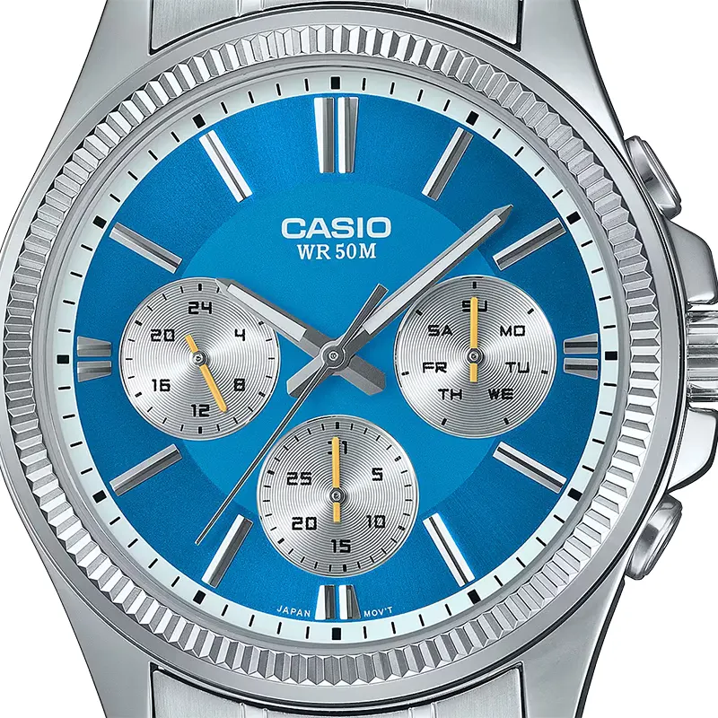 Casio Enticer Blue Dial Men's Watch | MTP-1375D-2A2V