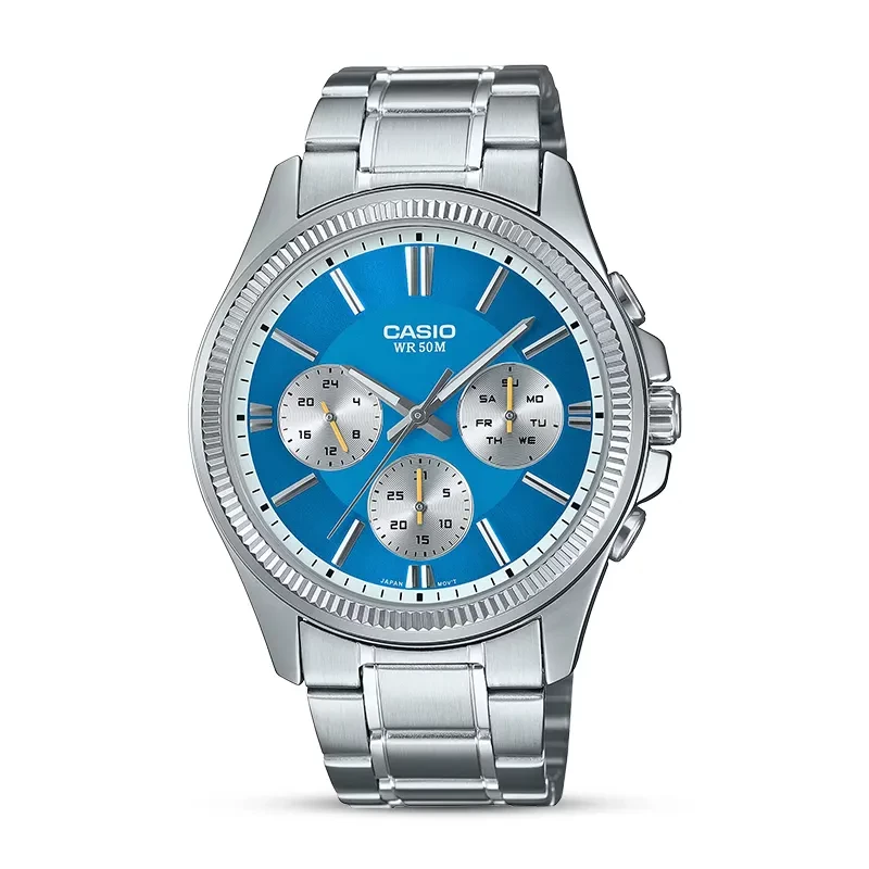 Casio Enticer Blue Dial Men's Watch | MTP-1375D-2A2V