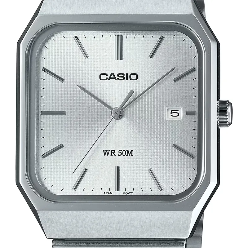 Casio Enticer Classic Silver Dial Men's Watch | MTP-B185D-7AV