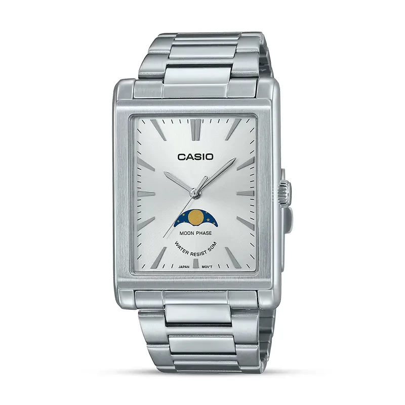 Casio Enticer MTP-M105D-7AV Silver Dial Men's Watch