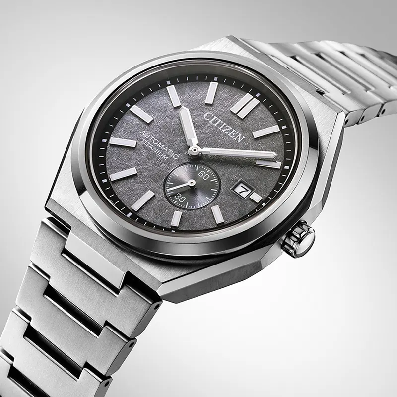 Citizen Zenshin Automatic Grey Dial Super Titanium Men’s Watch | NJ0180-80H