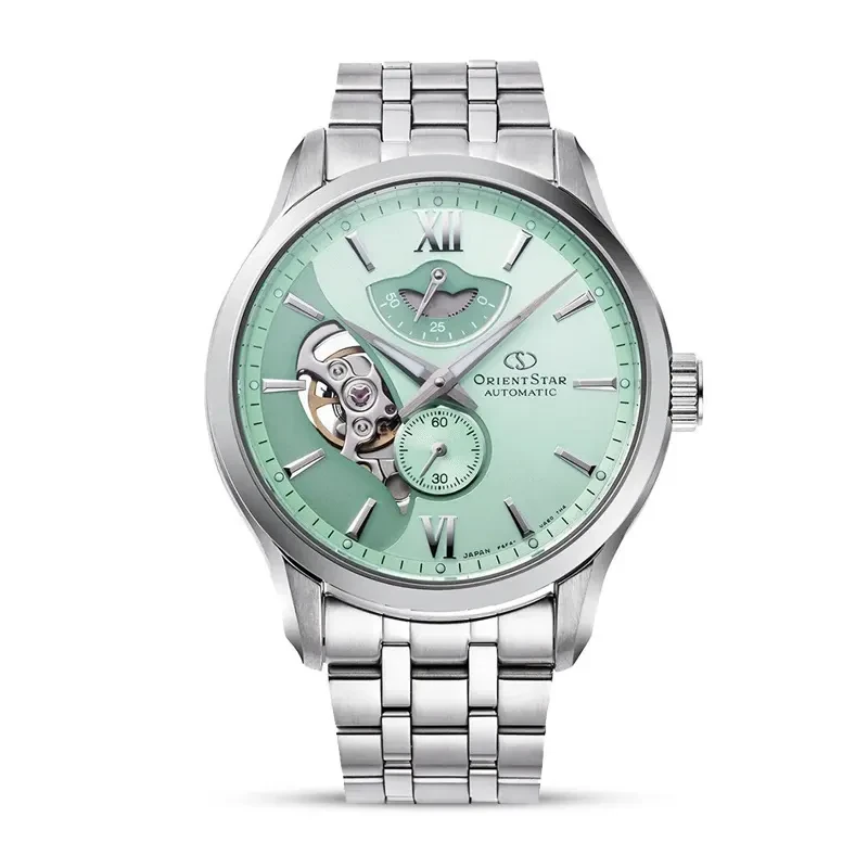 Orient Star Contemporary Layered Skeleton Mint Green Dial Limited Edition Men's Watch | RE-AV0B11E