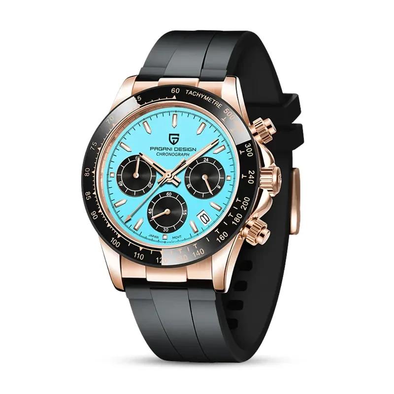 Pagani Design Daytona Tiffany Blue Dial Men's Watch | PD-1664