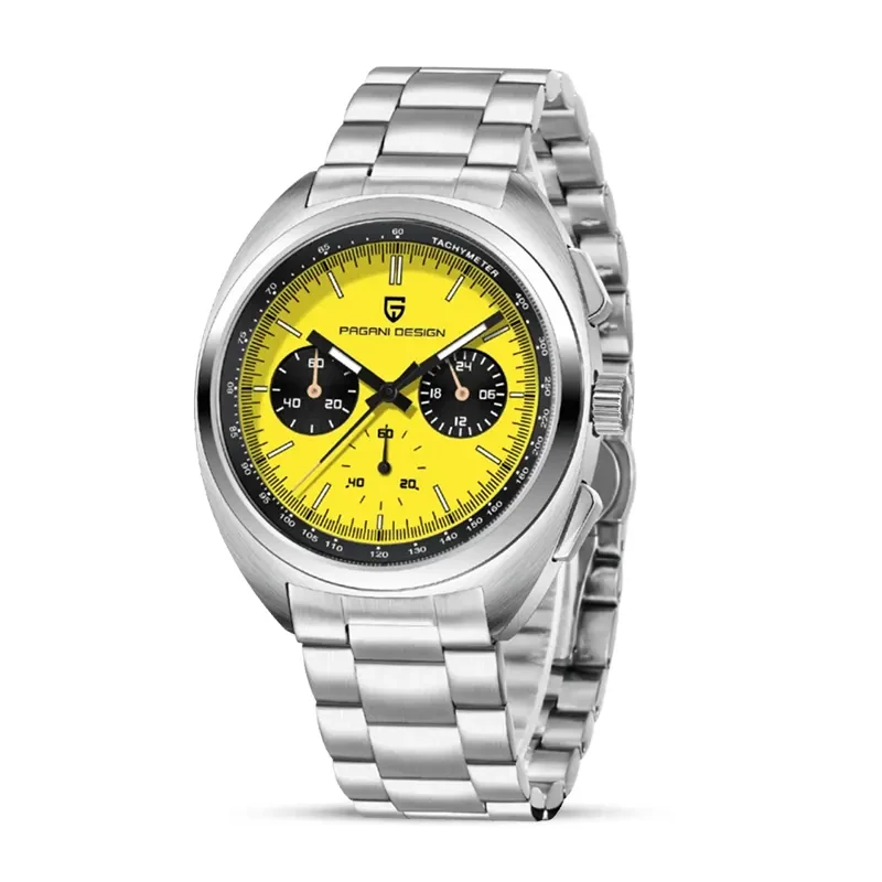 Pagani Design PD-1782 Chronograph Yellow Dial Men's Watch