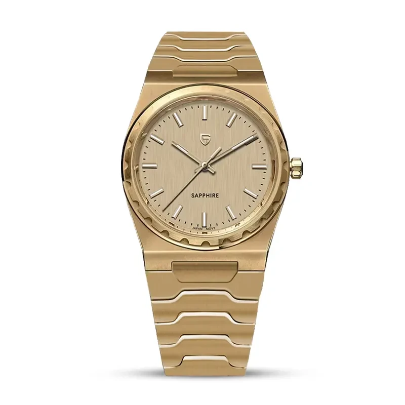 Pagani Design PD-YS020 Ultra Slim Gold Dial Men's Watch