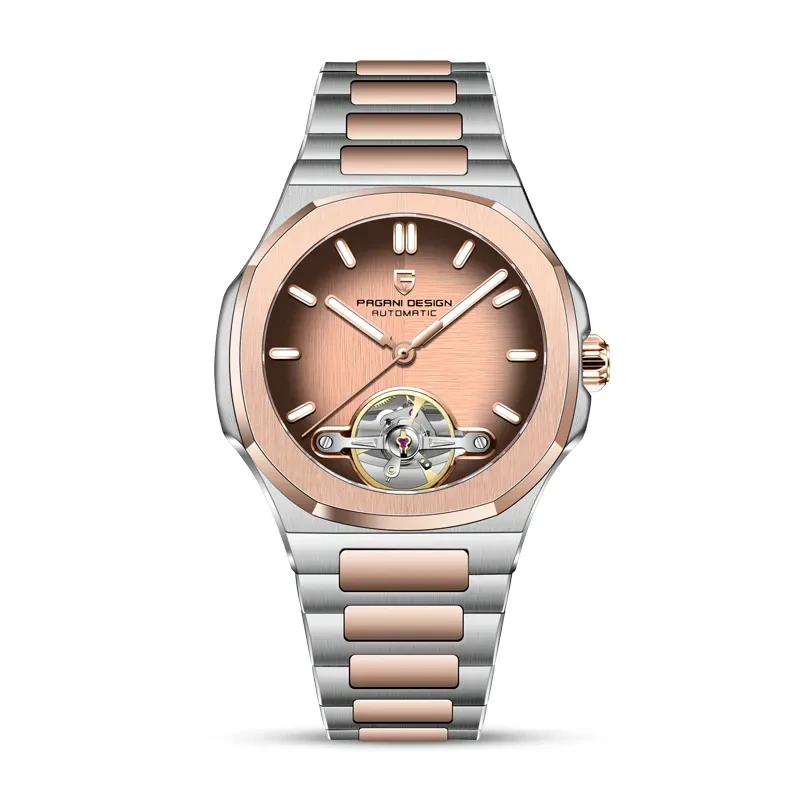 Pagani Design PD-YS025 Open Heart Rose Dial Automatic Men's Watch