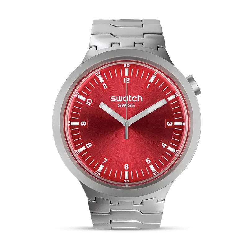 Swatch Big Bold Scarlet Shimmer Watch | SB07S104G