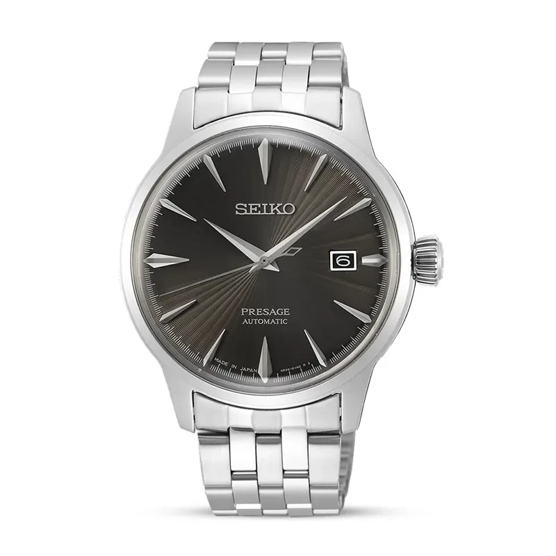 Seiko Presage Cocktail Time Grey Dial Men's Watch | SRPE17J1