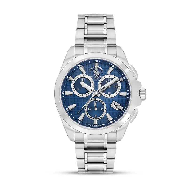 Santa Barbara Polo & Racquet Club Chronograph Blue Dial Men's Watch | SB.1.10591-3