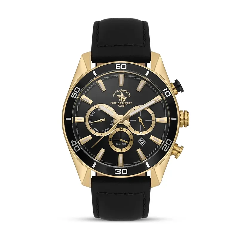 Santa Barbara Polo & Racquet Club Black Dial Men's Watch | SB.1.10627-4