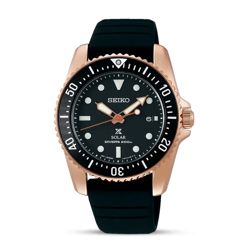 Seiko Prospex Solar Scuba Diver's Black Dial Men’s Watch | SNE586P1