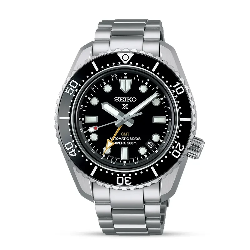 Seiko Prospex Diver's 1968 Heritage GMT  ‘Dark Depths’ Black Dial Men's Watch | SPB383J1