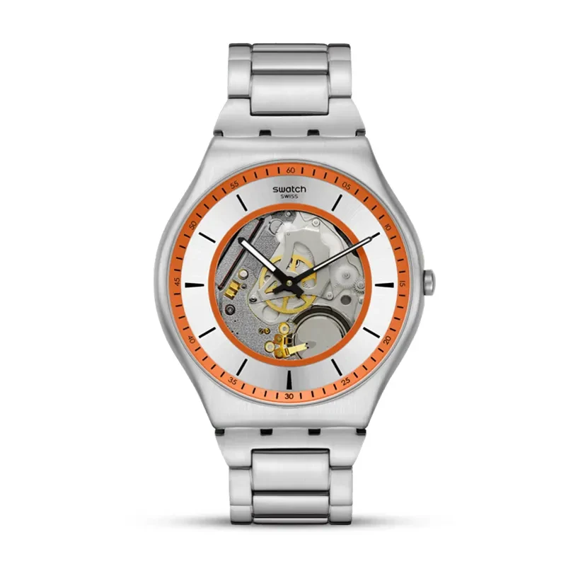 Swatch Essence Of Spring Skeleton Dial Ultra Thin Men's Watch | SS07S144G
