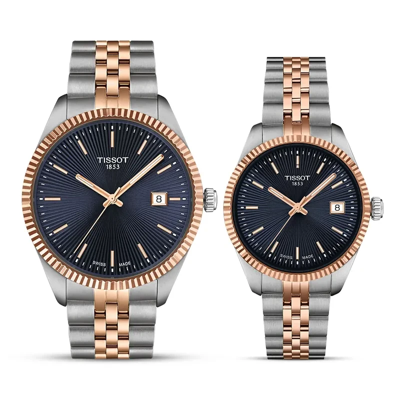 Tissot Ballade Blue Dial Couple Watch | T156.410.22.041.00 | T156.210.22.041.00
