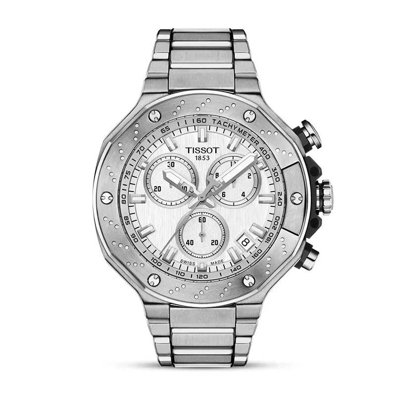 Tissot T-Race Chronograph Silver Dial Men's Watch | T141.417.11.031.00