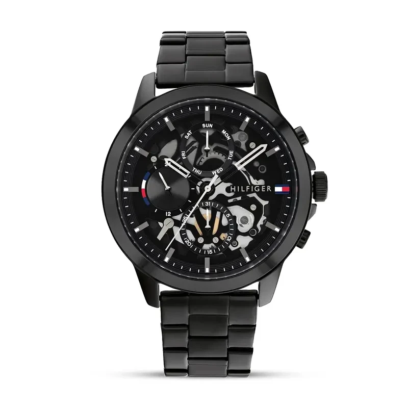 Tommy Hilfiger Henry Multifunction Black Dial Men's Watch | 1710478