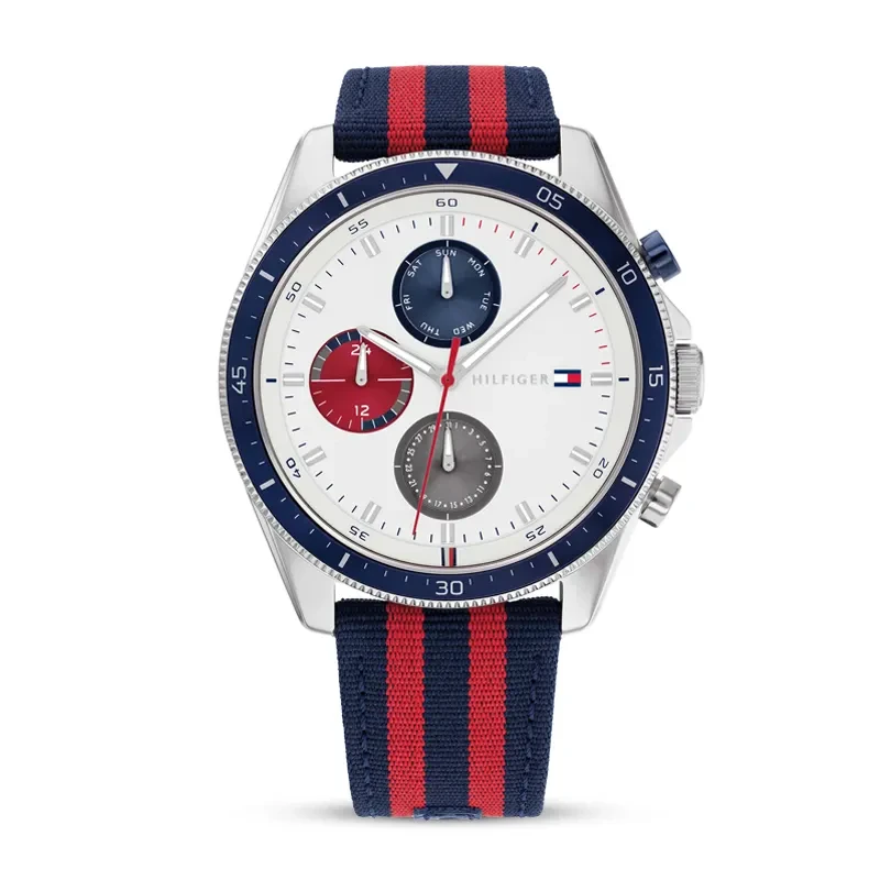 Tommy Hilfiger Parker Multi-Function Silver Dial Men’s Watch | 1792035