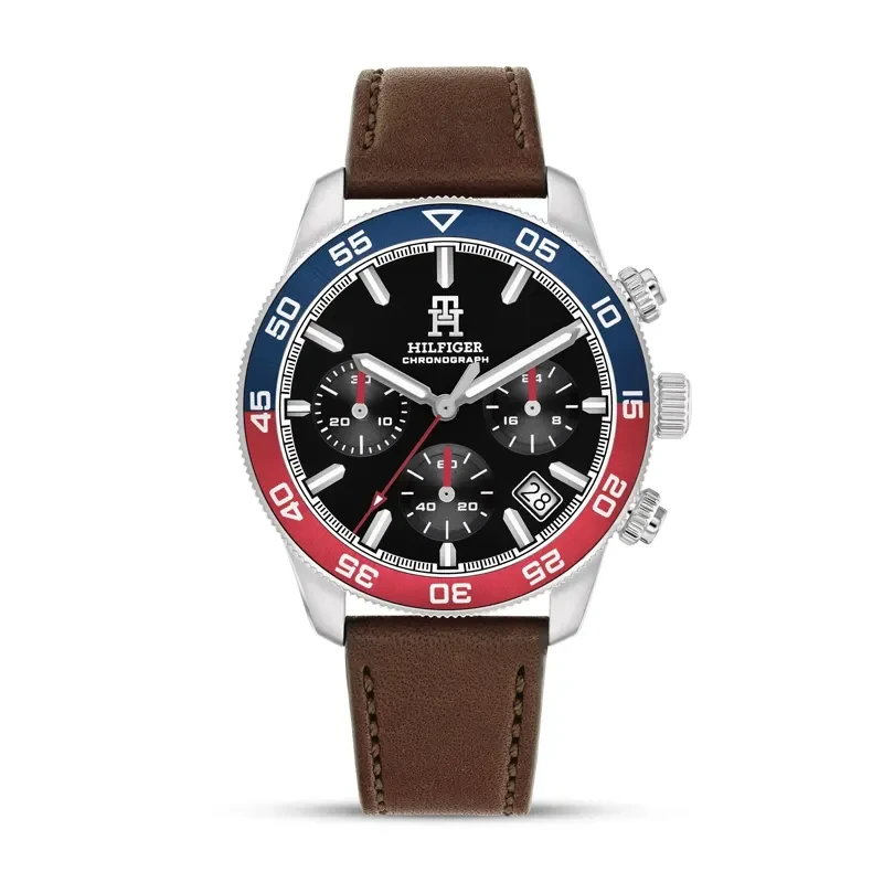 Tommy Hilfiger TH85 Pepsi Black Dial Men's Watch Watch | 1792166