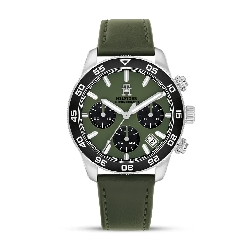 Tommy Hilfiger TH85 Green Dial Men's Watch Watch | 1792188