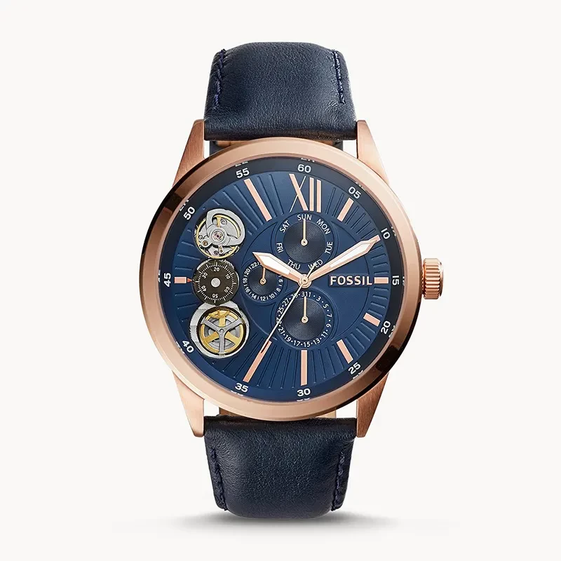 Fossil Flynn Multifunction Blue Dial Men's Watch | BQ2219