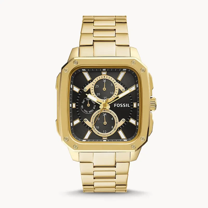 Fossil Inscription Gunmetal Dial Men's Watch | BQ2656