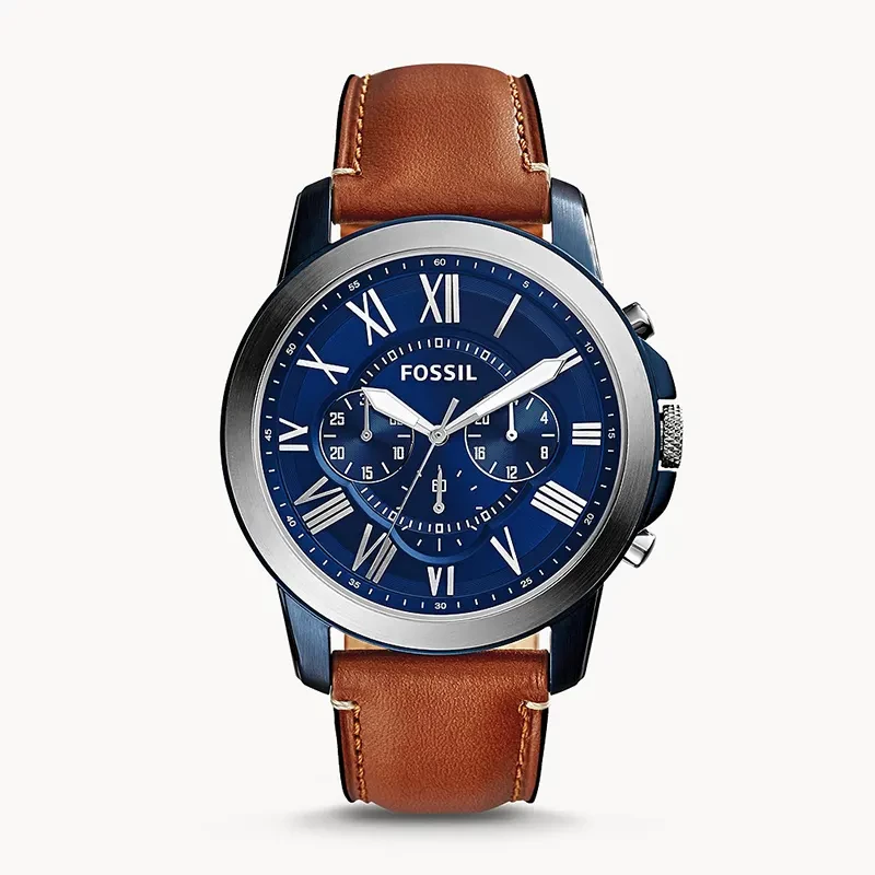 Fossil Grant Chronograph Blue Dial Men's Watch | FS5151