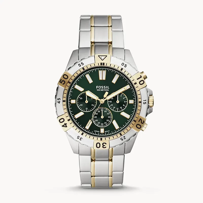 Fossil Garrett Chronograph Green Dial Men's Watch | FS5622