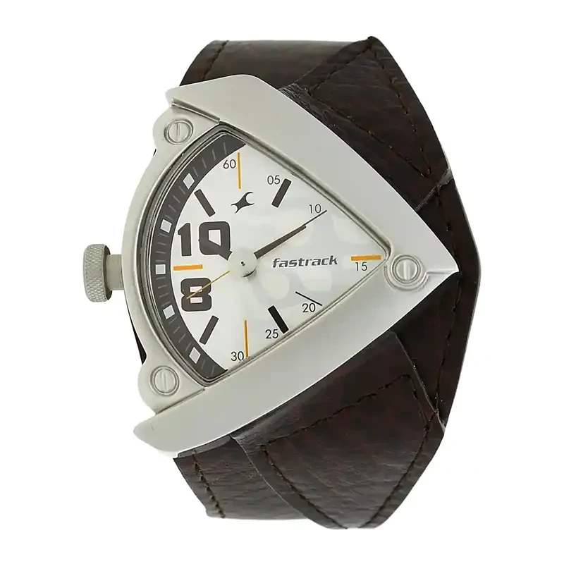 Fastrack 3022SL01 Bikers White Dial Men's Watch