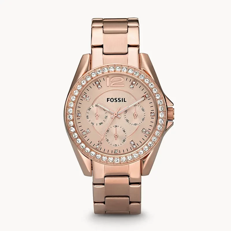 Fossil Riley Multifunction Rose-tone Ladies Watch | ES2811